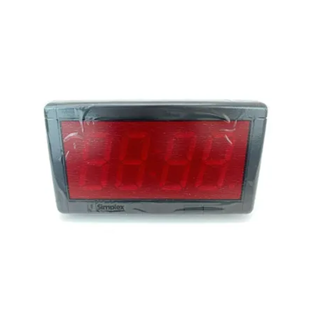 Simplex 6334-9125, SIMPLEX (6334-9125) 2.5″ Red Led Clk 120 Vac