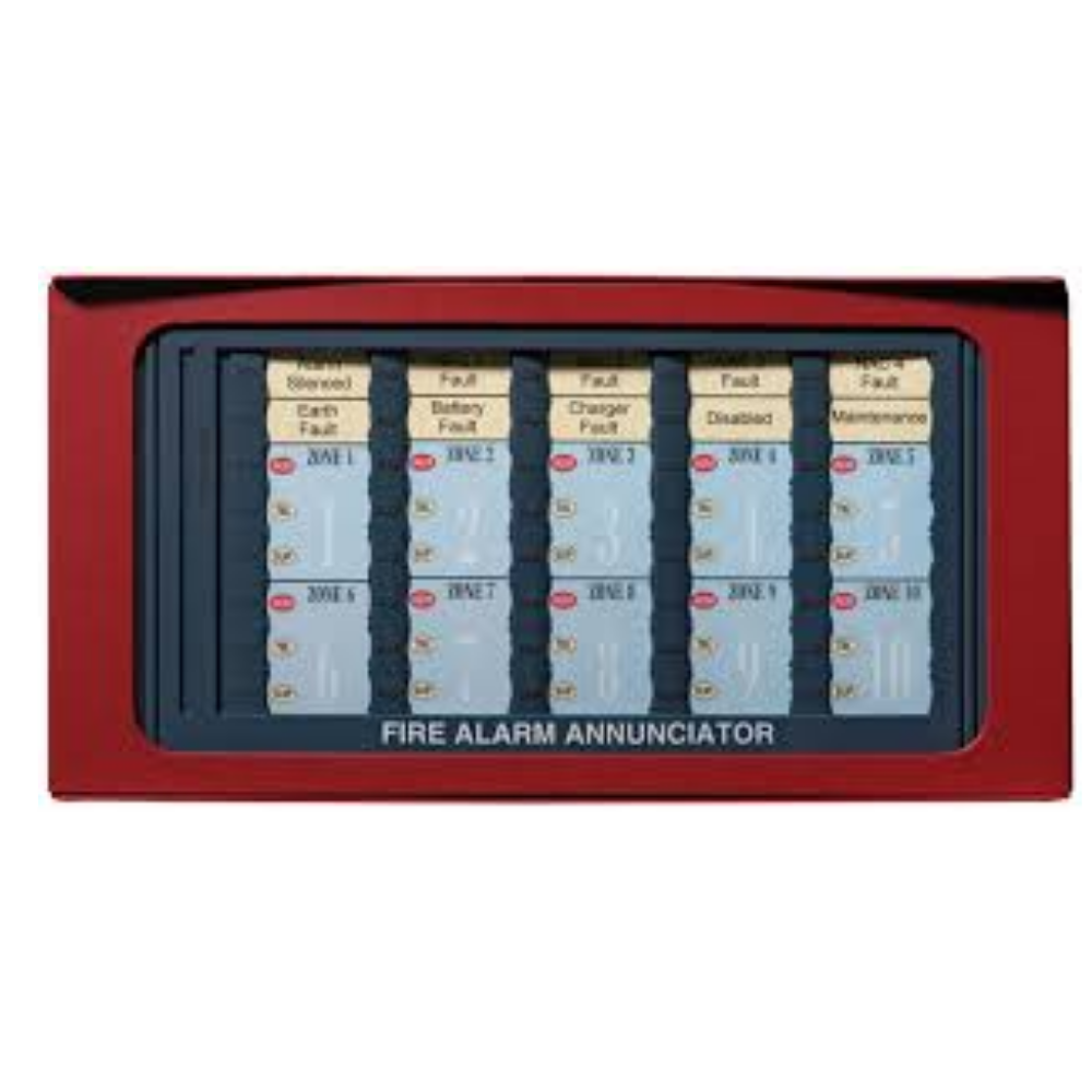 Fire-Lite ANN-LED annunciator, Fire-Lite (ANN-LED) Annunciator module, 10 input zones, alarm(red) , trouble(yellow) , supervisory(yellow)
