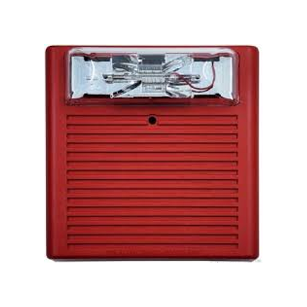 Siemens AS-75-CR-WP, Siemens (AS-75-CR-WP) Horn AS 75Cd Ceiling Red Weatherproof
