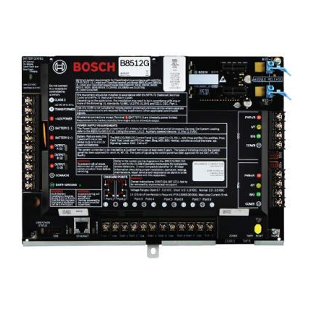Bosch B8512G, BOSCH (B8512G) Bosch Bg Control Panel-8 Areas-99 Pts