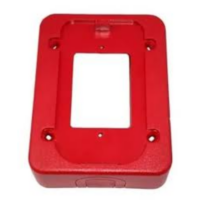 System Sensor (BBS-2) Red back box skirt for wall