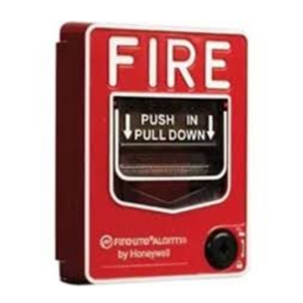 Fire-Lite BG-12LAO, Fire-Lite (BG-12LAO) Dual action, red, terminal block, key lock, auxiliary contacts, listed for outdoors using a wbb, or sb-i/o outdoor backbox