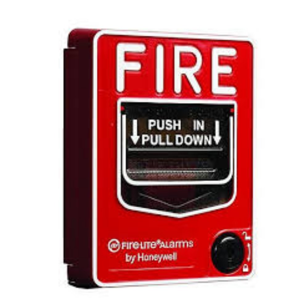 Fire-Lite BG-12LO, FIRE-LITE (BG-12LO) Dual Action, Red, Terminal Block, Key Lo