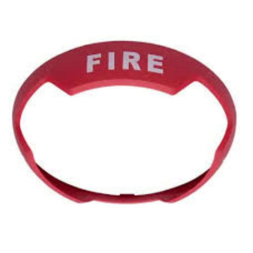 System Sensor BZRC-F, SYSTEM SENSOR (BZRC-F) Ceiling Strb Red Bezel Kit with FIRE