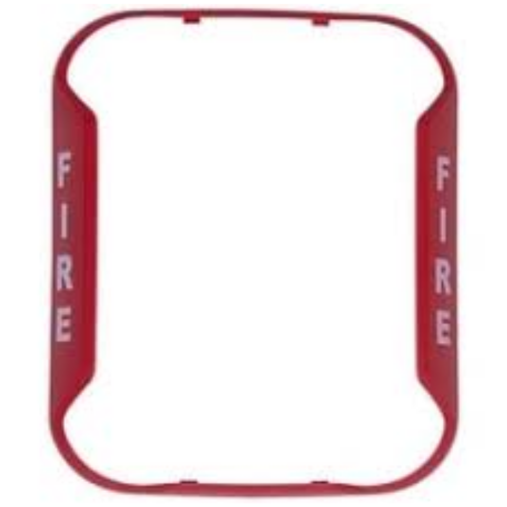 System Sensor BZSPRC-F, System Sensor (BZSPRC-F) Ceiling spkrstrb red bezel kit fire