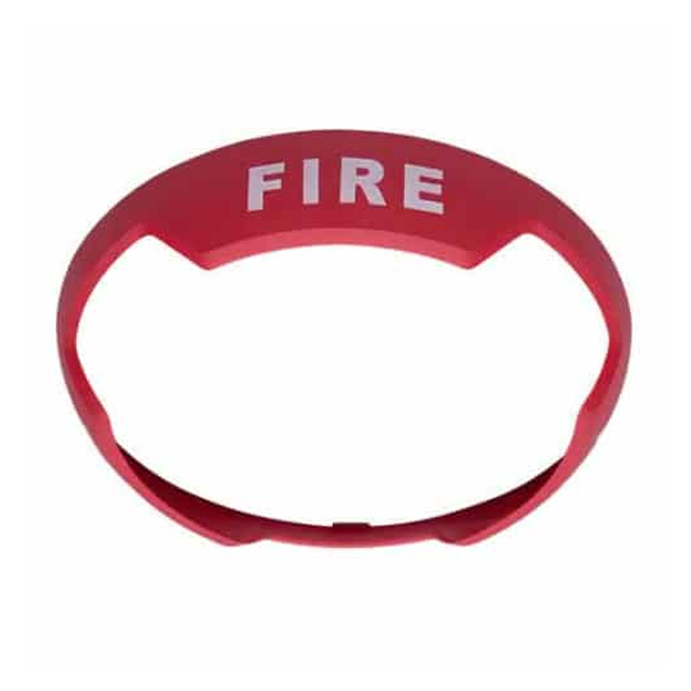 System Sensor BZSPRC-F, System Sensor (BZSPRC-F) Ceiling spkrstrb red bezel kit fire