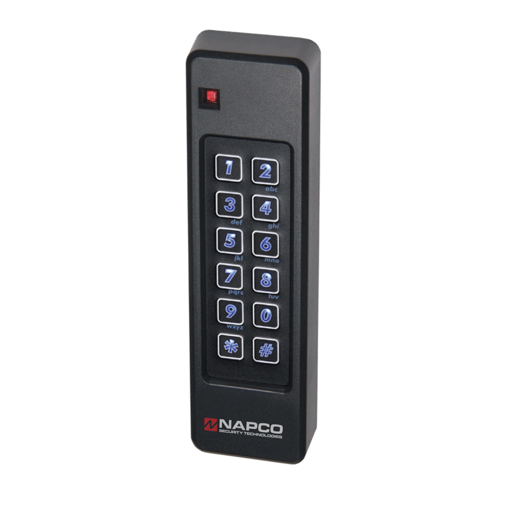 NAPCO CICRP-620HAB, NAPCO (CICRP-620HAB) Mullion-Mount Proximity Reader and Keypa