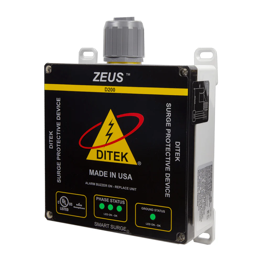 Ditek D200-120/2083Y, DITEK (D200-120/2083Y) 120/208 VAC 3 Phase WYE, 4W(+G), 200kA,