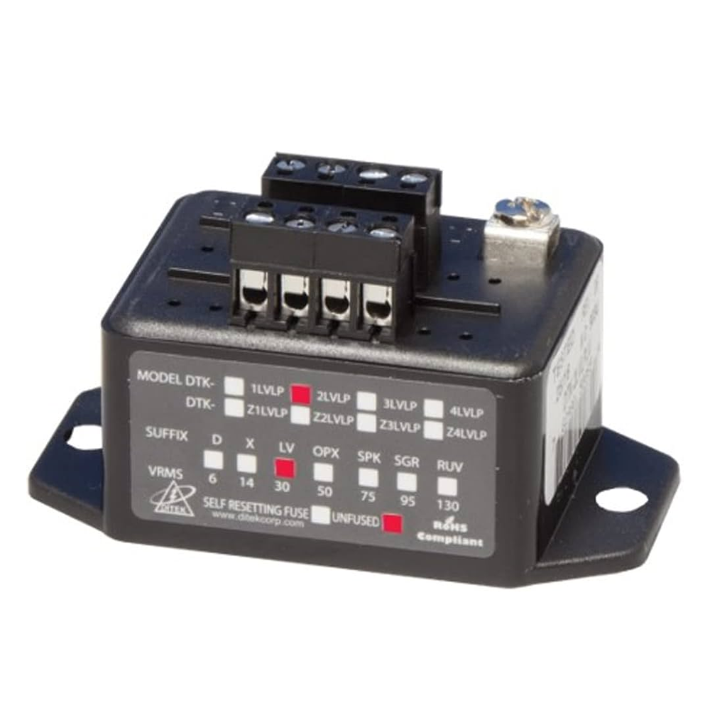Ditek DTK-2LVLPLV, Ditek (DTK-2LVLPLV) Ditek 2 pair 30v terminal strip