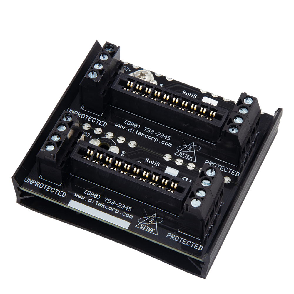 Ditek DTK-2MB, Ditek (DTK-2MB) Two module snaptrack-type base for 2mhlp series
