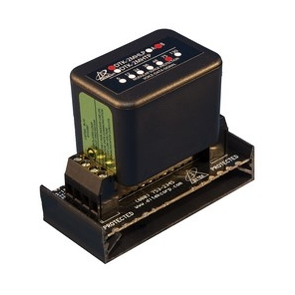 Ditek DTK-2MHLP75BWB, Ditek (DTK-2MHLP75BWB) 75v, 2 pair, hybrid field replaceable suppression module w/ hardwired base