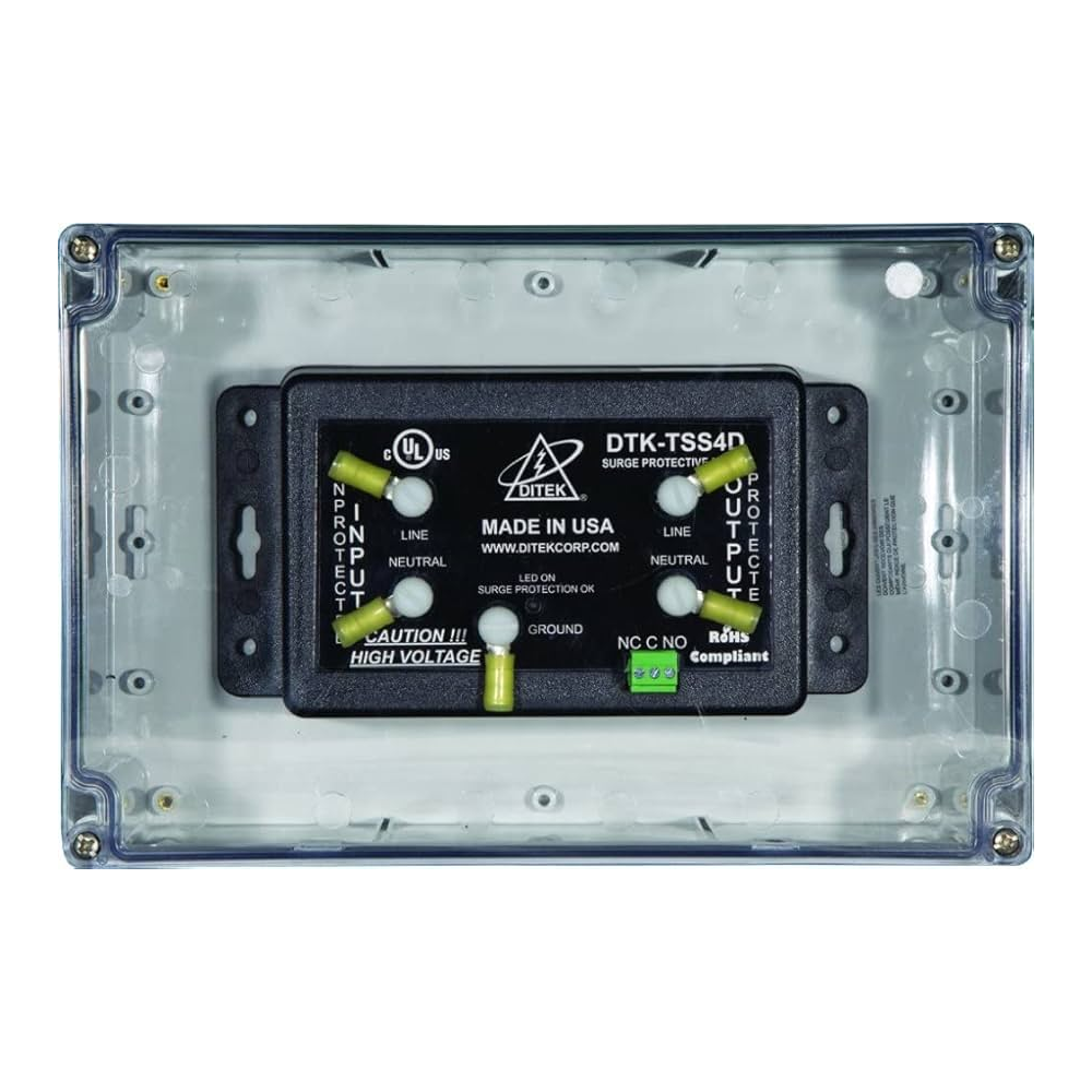 Ditek DTK-TSS4D, Ditek (DTK-TSS4D) Tvss 120vac 54ka series in nema 4 enclosure w/dry contacts