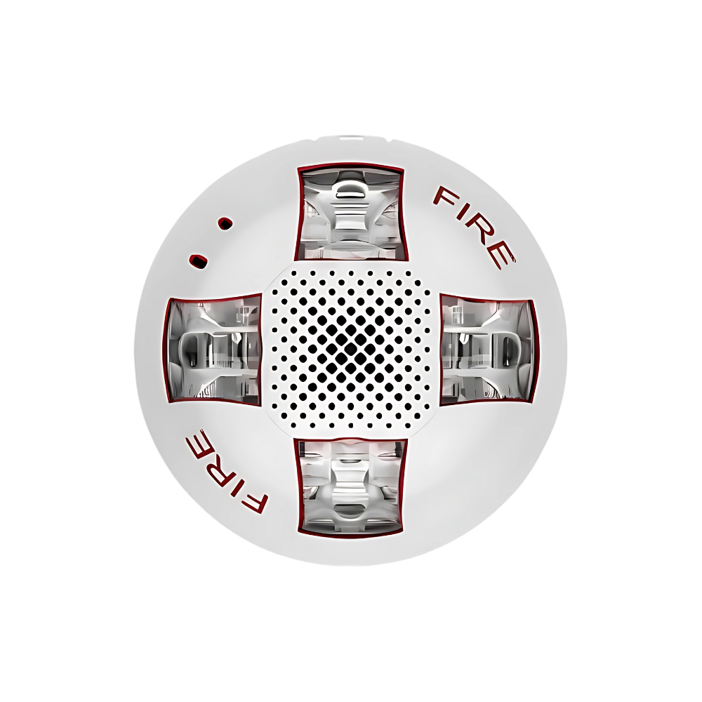 KIDDE COMMERCIAL EGCSVHWF, KIDDE COMMERCIAL (EGCSVHWF) Ceiling Speaker/Strobe, 135-185cd, White