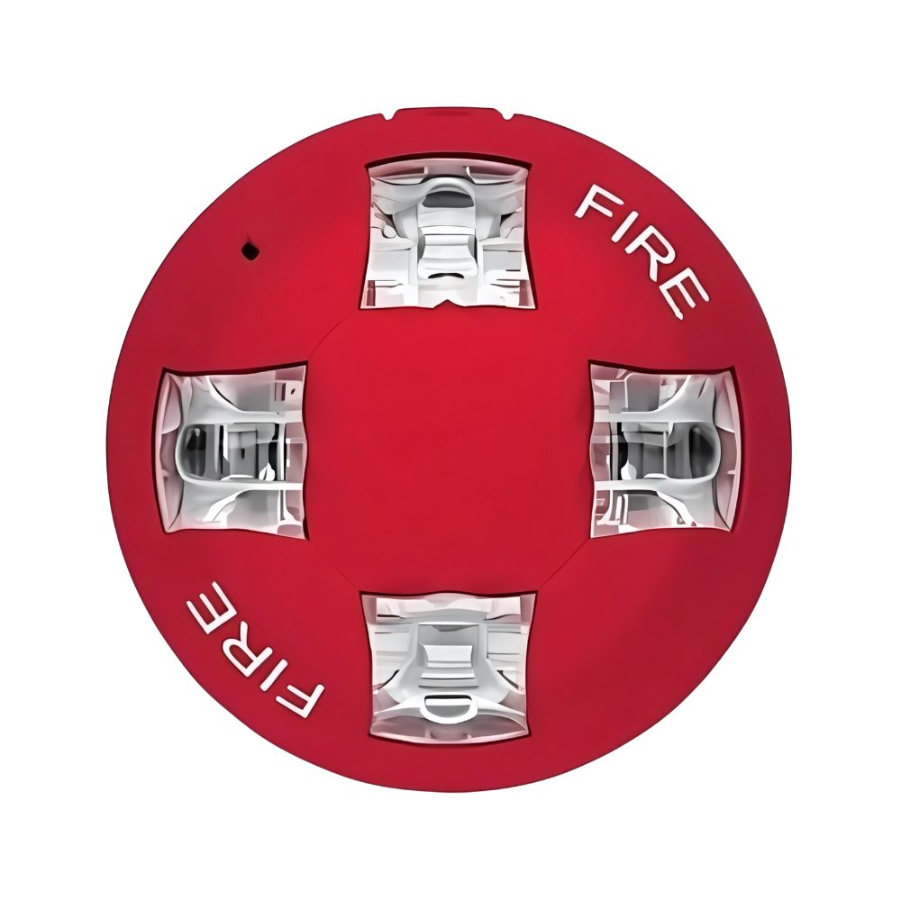 KIDDE COMMERCIAL EGCVHRF, KIDDE COMMERCIAL (EGCVHRF) Ceiling Strobe, 135-185cd, Red, FIRE Mar