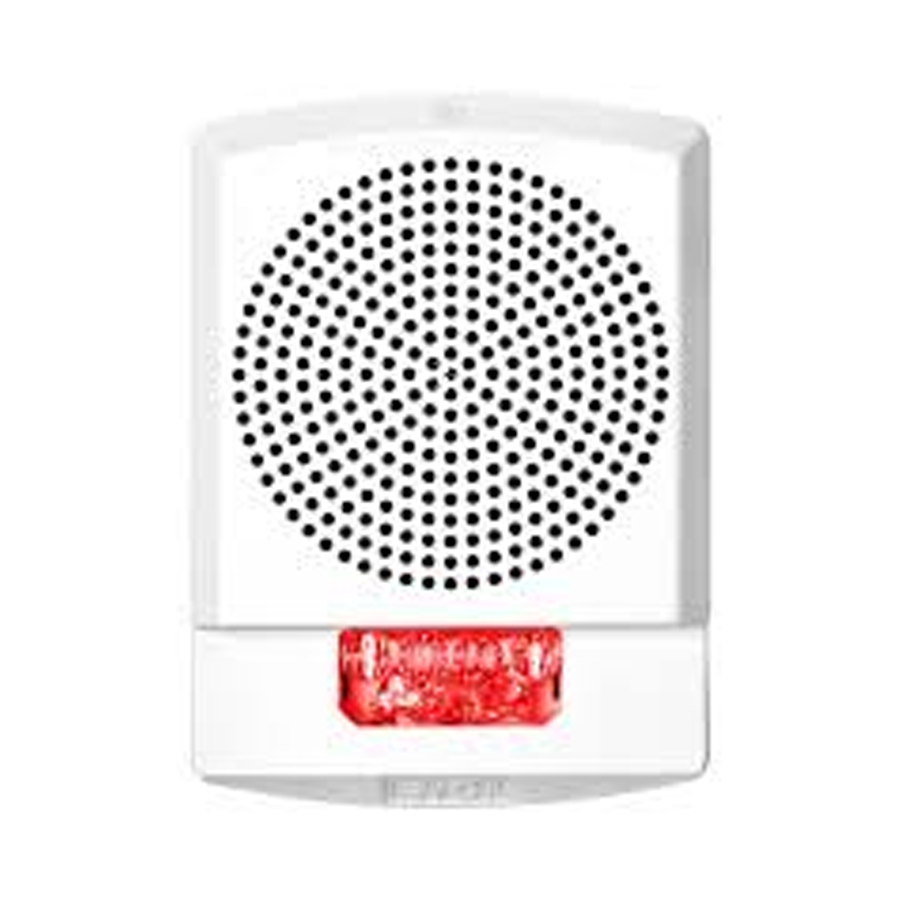 Wheelock ELMTSW-NR, WHEELOCK (ELMTSW-NR) Eluxa,Multitone Strobe Hn,White,Wall,24V