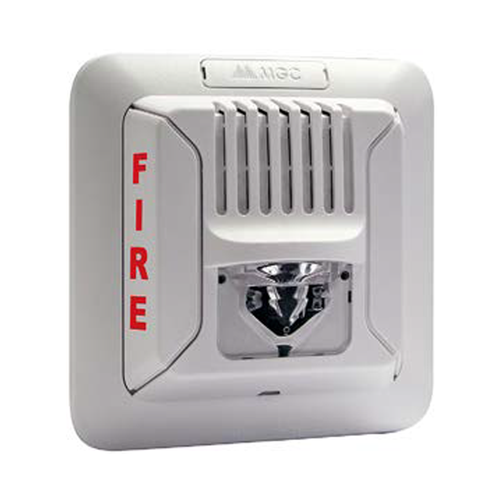 Mircom FHS-400-WW, MIRCOM (FHS-400-WW) White Wall Mount Horn/Strobe