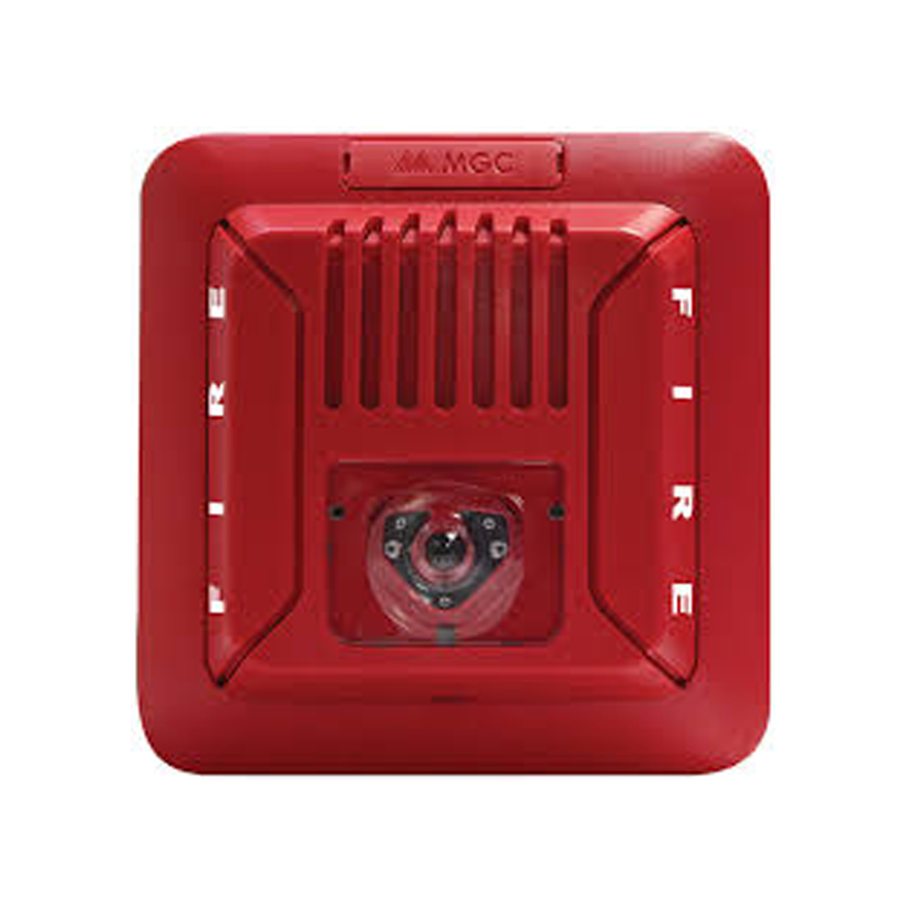 Secutron FHS-400C-RR, SECUTRON (FHS-400C-RR) Red Ceiling Mount Horn/Strobe