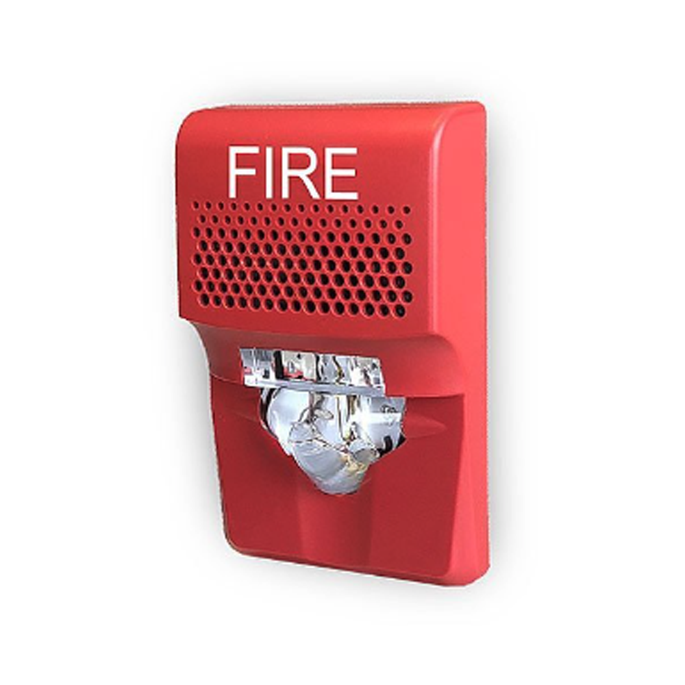 Edwards G1AVRN, EDWARDS (G1AVRN) Compact Wall Horn/Strobe, 15-75cd, Red,