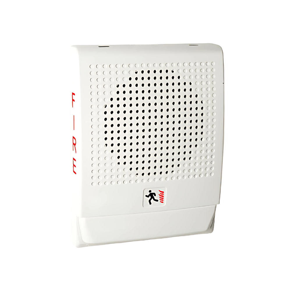 Edwards G4LFWF-H, Edwards (G4LFWF-H) Genesis Wall-mount, Low Frequency Appliance, White Housing, Fire Marking, Audible Only.