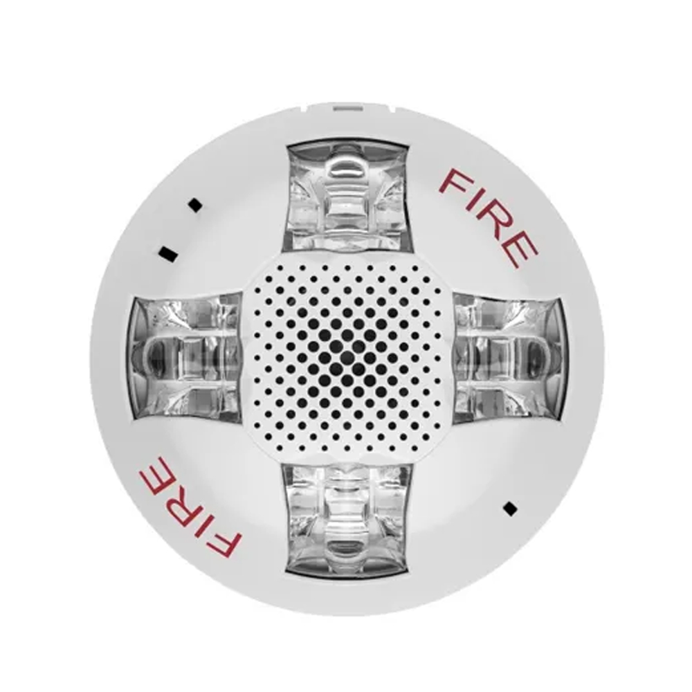 Edwards GCSVWF, EDWARDS (GCSVWF) Ceiling Speaker/Strobe, 15-115cd, White,