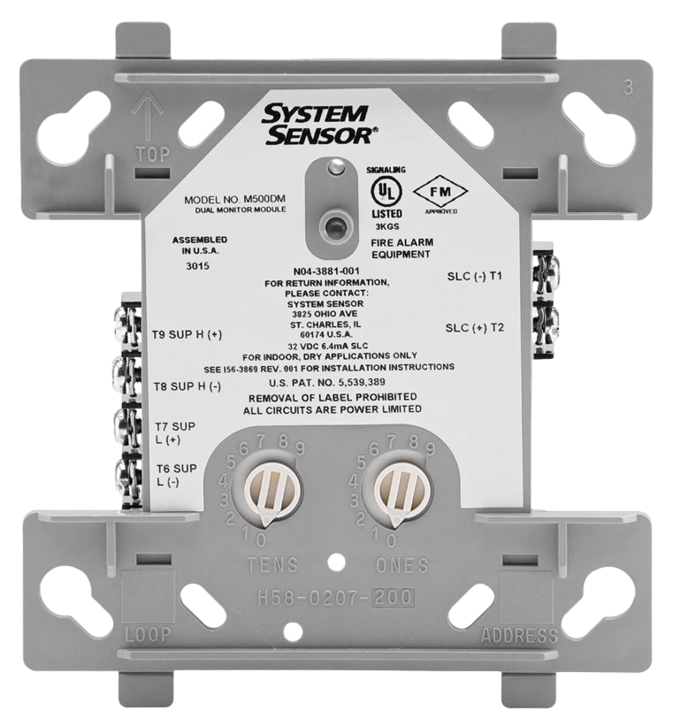 System Sensor M500DM, SYSTEM SENSOR (M500DM) Dual Class B Monitor Module
