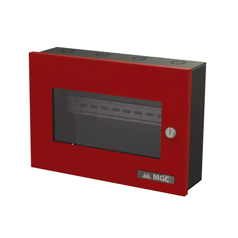 Secutron MMX-BB-4002R, SECUTRON (MMX-BB-4002R) Box for 2 MRI-4000 Multi Modules, Red Do