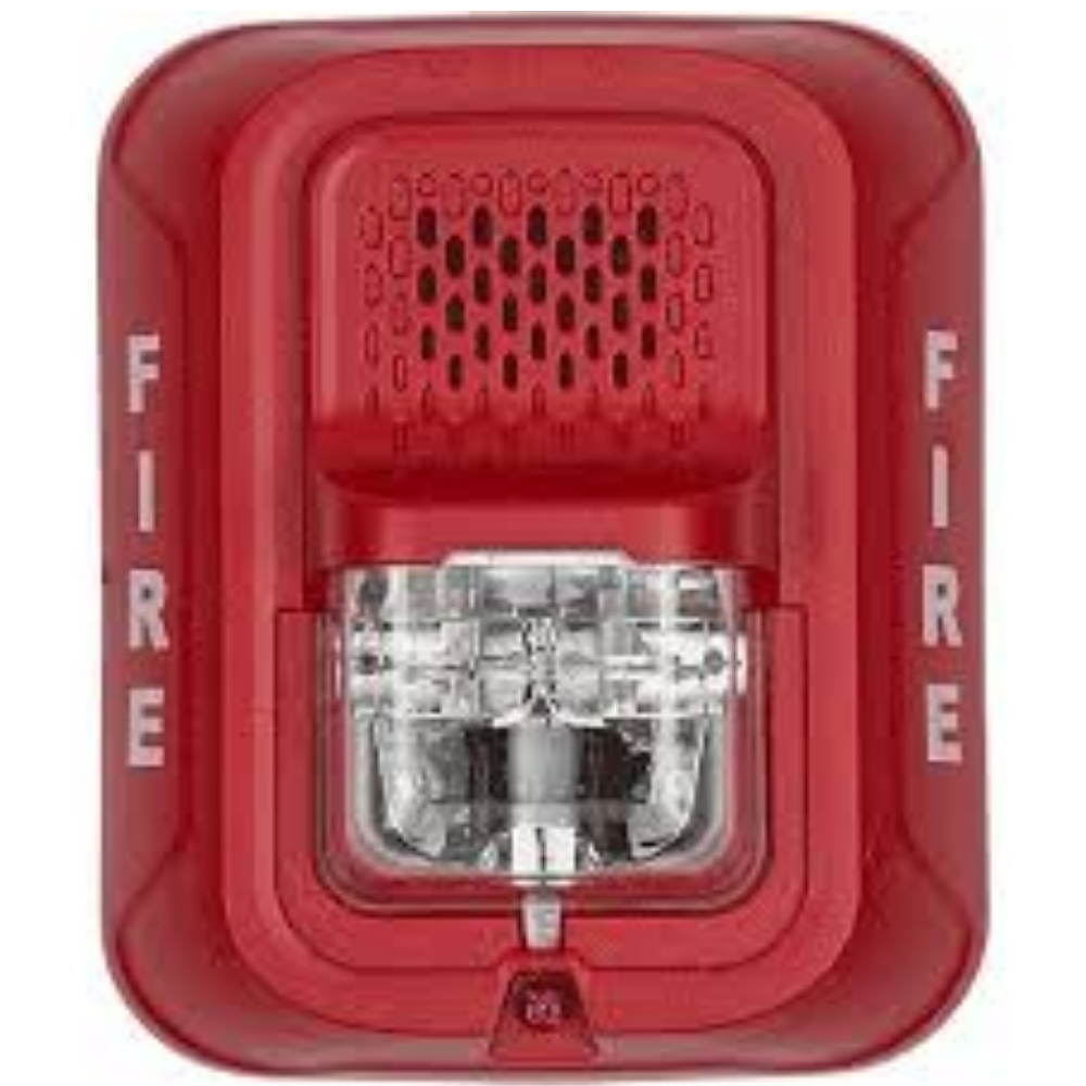 system sensor p4rl horn strobe, SYSTEM SENSOR (P4RL) Horn Strobe, Wall, 4-Wire, Red, L-Series