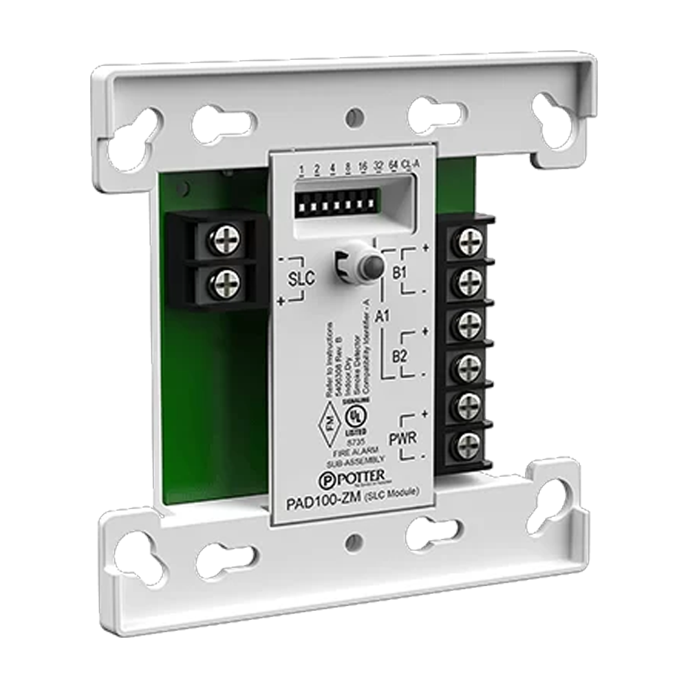 potter pad100-zm zone module, POTTER (PAD100-ZM) PAD 100 Zone Module