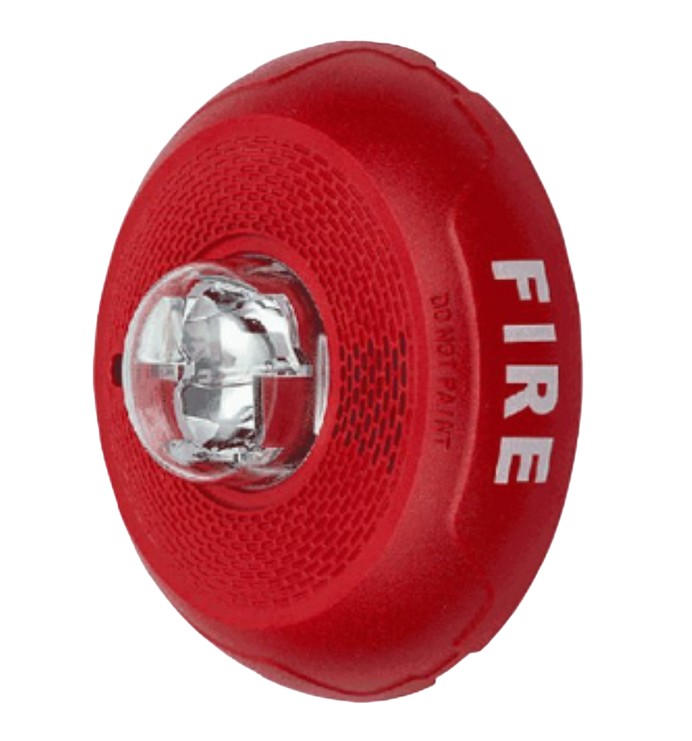 System Sensor PC2RLED, SYSTEM SENSOR (PC2RLED) Led Horn Strobe; Ceiling; Red; Fire; 2-W