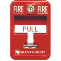 SILENT KNIGHT (PS-SATK) Pull Station, Single Action, Key Reset