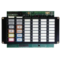 SECUTRON (RAM-1032TZDS) Main Annunciator Chassis c/w 32 Bi-colo