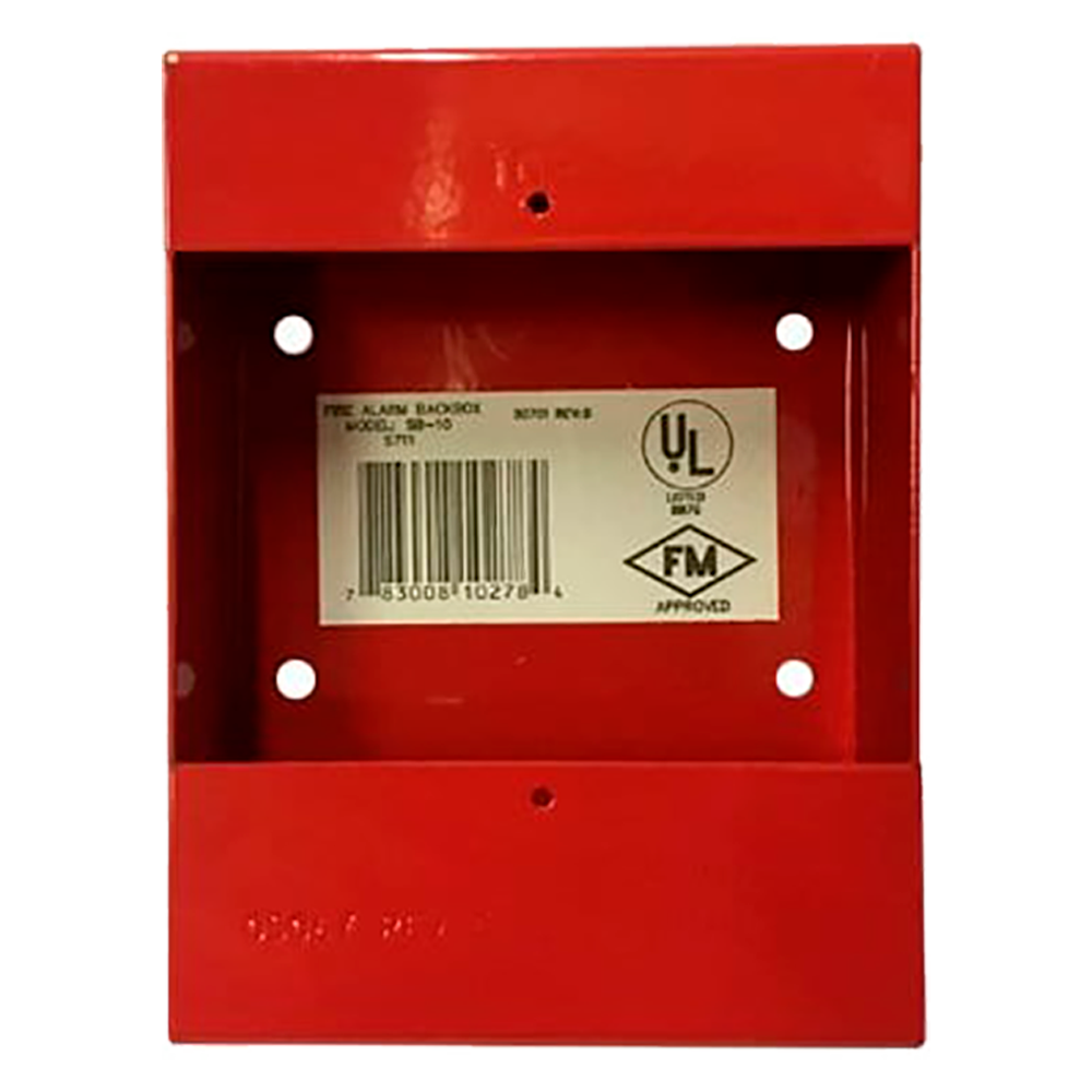 System Sensor SB-10, SYSTEM SENSOR (SB-10) Surface-Mount Back Box For Pull Stations
