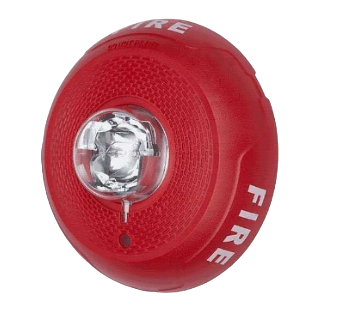System Sensor SCRLED, SYSTEM SENSOR (SCRLED) Led Strobe; Ceiling; Red; Fire; 2-Wire