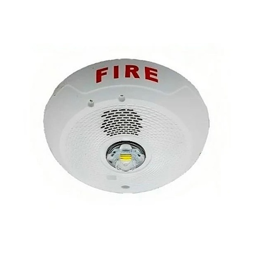 System Sensor SCWKLED, SYSTEM SENSOR (SCWKLED) Outdoor LED Strobe, Ceiling, White, FIRE