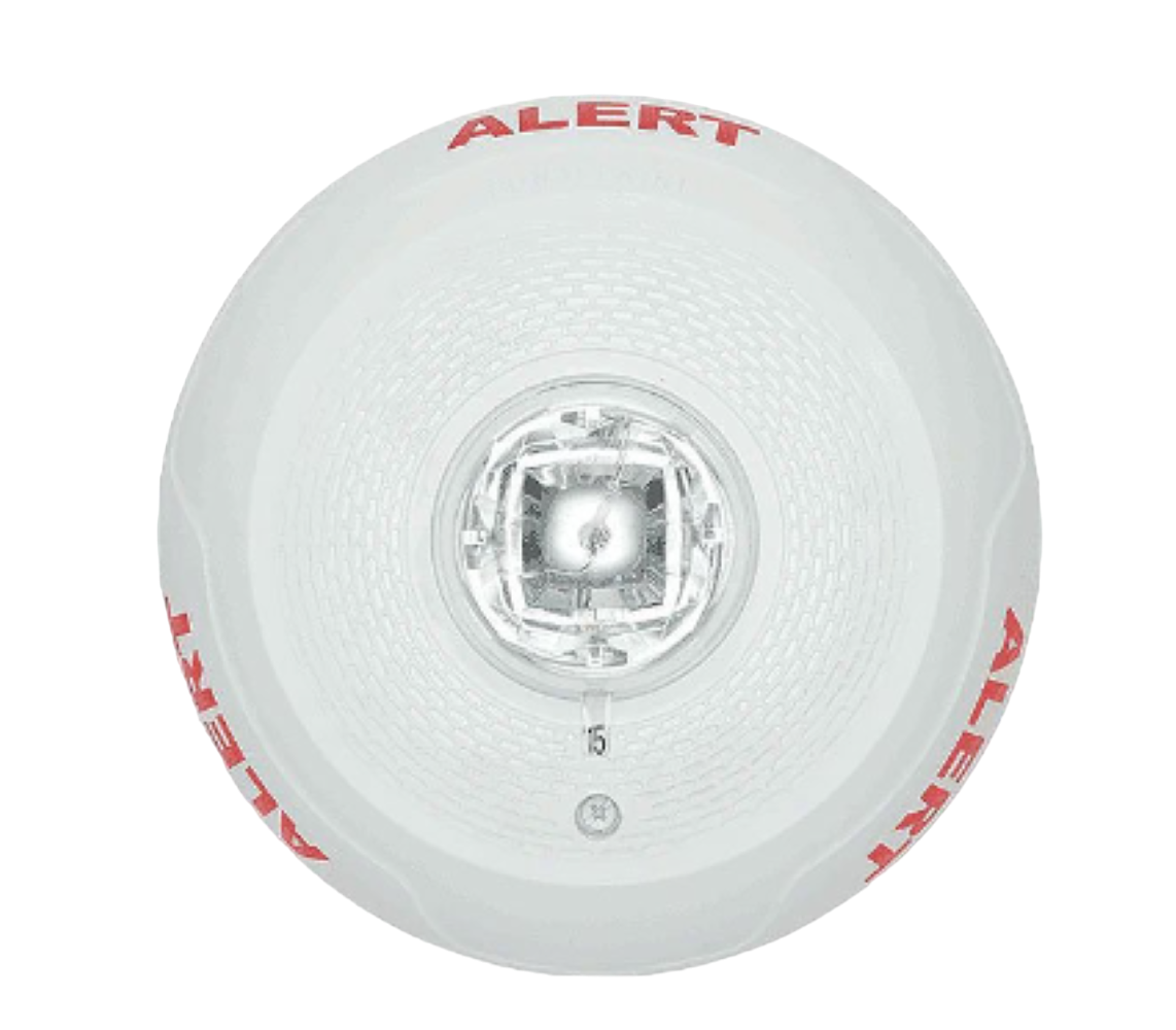 System Sensor SCWLED-CLR-ALERT, SYSTEM SENSOR (SCWLED-CLR-ALERT) Led Strobe; Ceiling; White; Alert; 2-Wir