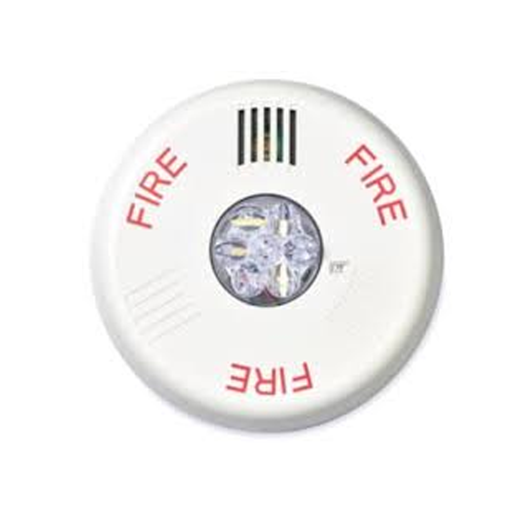 Siemens SL2HSCR-F, SIEMENS (SL2HSCR-F) Horn-Strobe, Ceiling Mount, Red, “Fire
