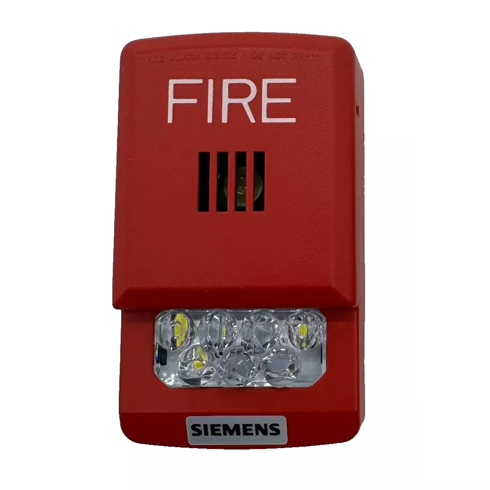 Siemens SL2HSCR-F, SIEMENS (SL2HSCR-F) Horn-Strobe, Ceiling Mount, Red, “Fire