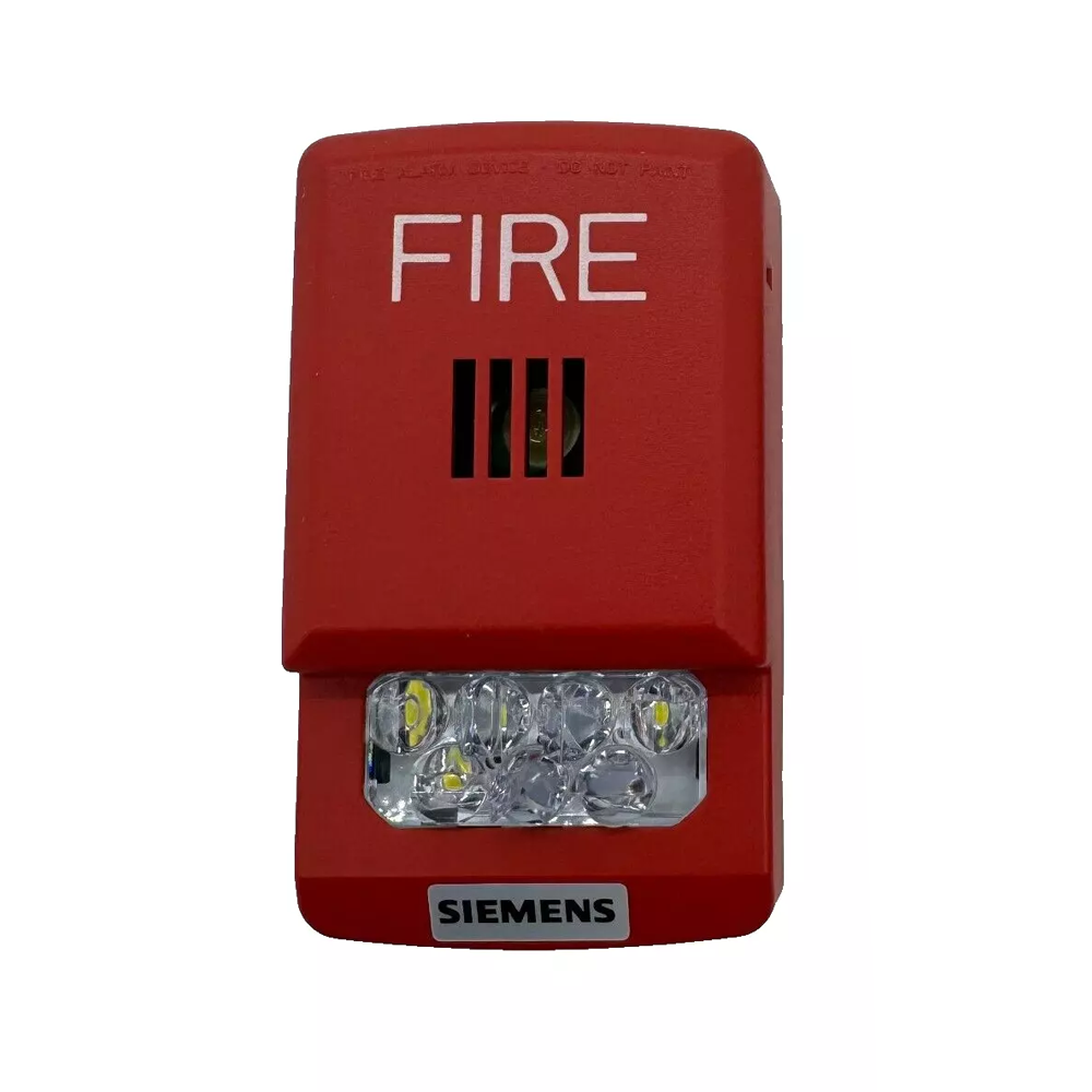 Siemens SL2SPSWR-F, SIEMENS (SL2SPSWR-F) Speaker-Strobe Wall Red w/Fire