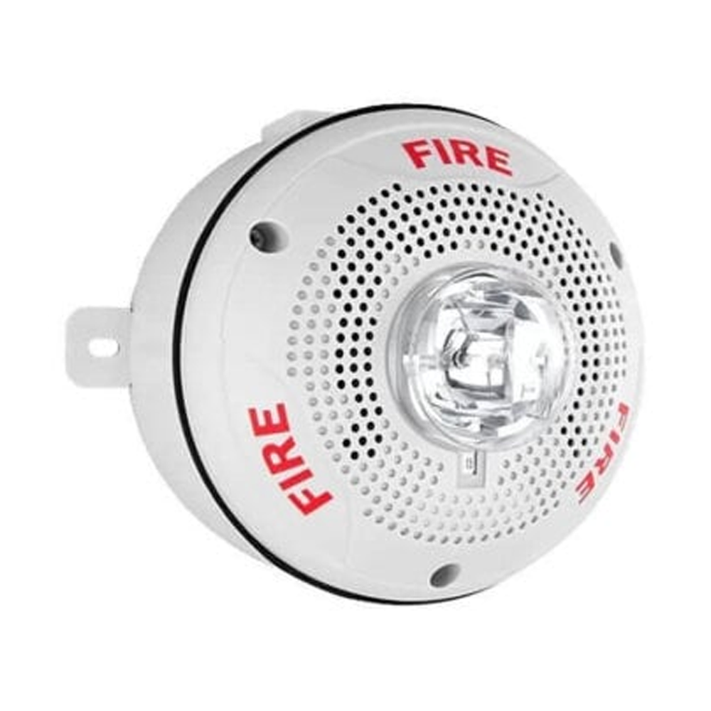 System Sensor SPSCWKLED, SYSTEM SENSOR (SPSCWKLED) Outdoor LED Speaker Strobe Ceiling, Fire