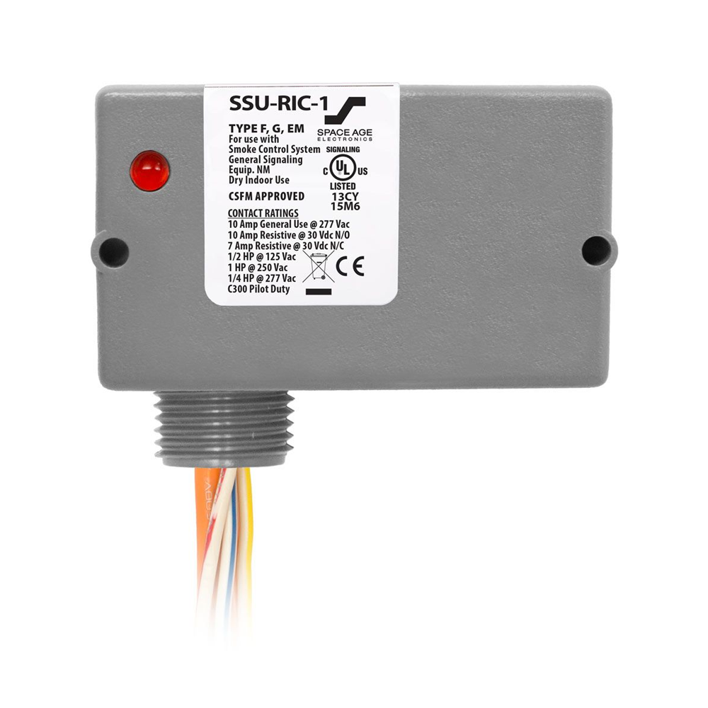 Space Age SSU-RIC-1, Space Age (SSU-RIC-1) Relay spud 24vac/dc 120vac 10a spdt red led ul