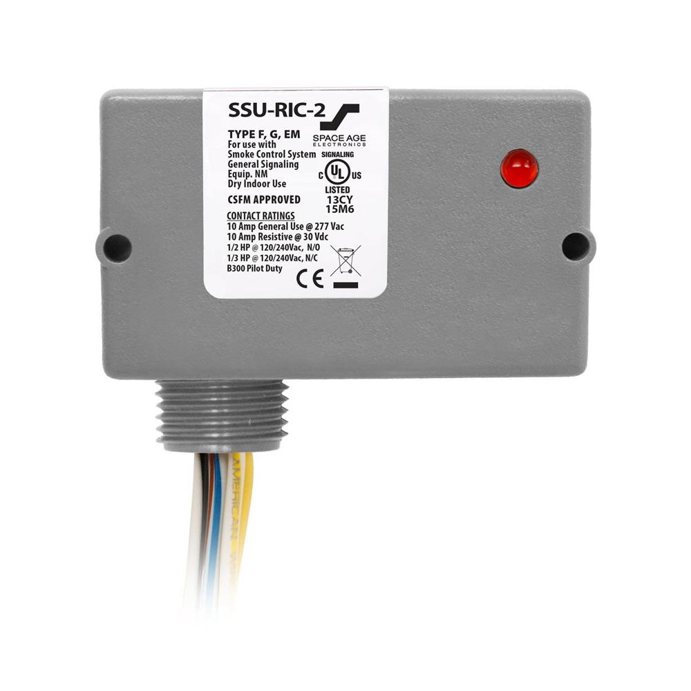 Space Age SSU-RIC-2, Space Age (SSU-RIC-2) Relay spud 24vac/dc 120vac 10amp dpdt red led ul