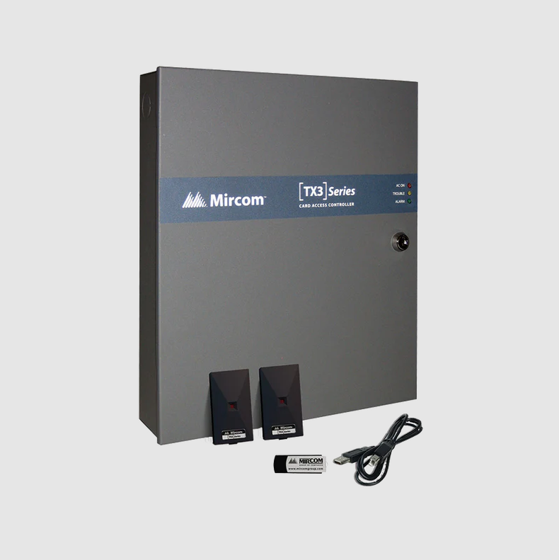 Mircom TX3-CX-2K-A, MIRCOM (TX3-CX-2K-A) Two Door Access Control System Kit c/w o