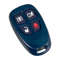 DSC (WS4939) Wireless Keyfob 4 Buttons