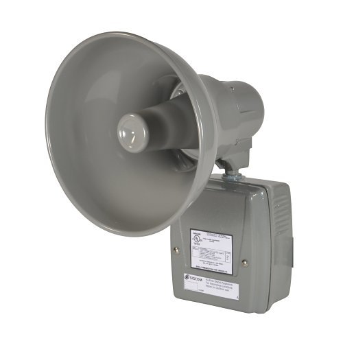SigCom AMH-120G, SigCom (AMH-120G) Amplified Speaker, 120V AC, Grey