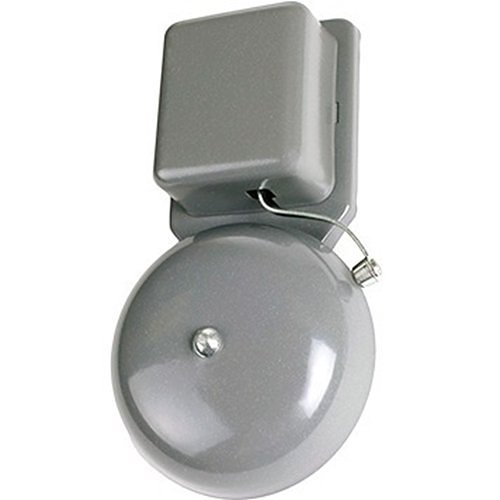 Edwards 55-6AM, Edwards (55-6AM) 6 inch ac general purpose bell. exposed striker. enclosed grounded terminal and case.