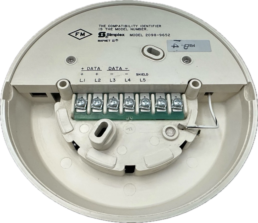 Simplex 2098-9652, Simplex (2098-9652) Addressable Base w/alarm LED 0617616