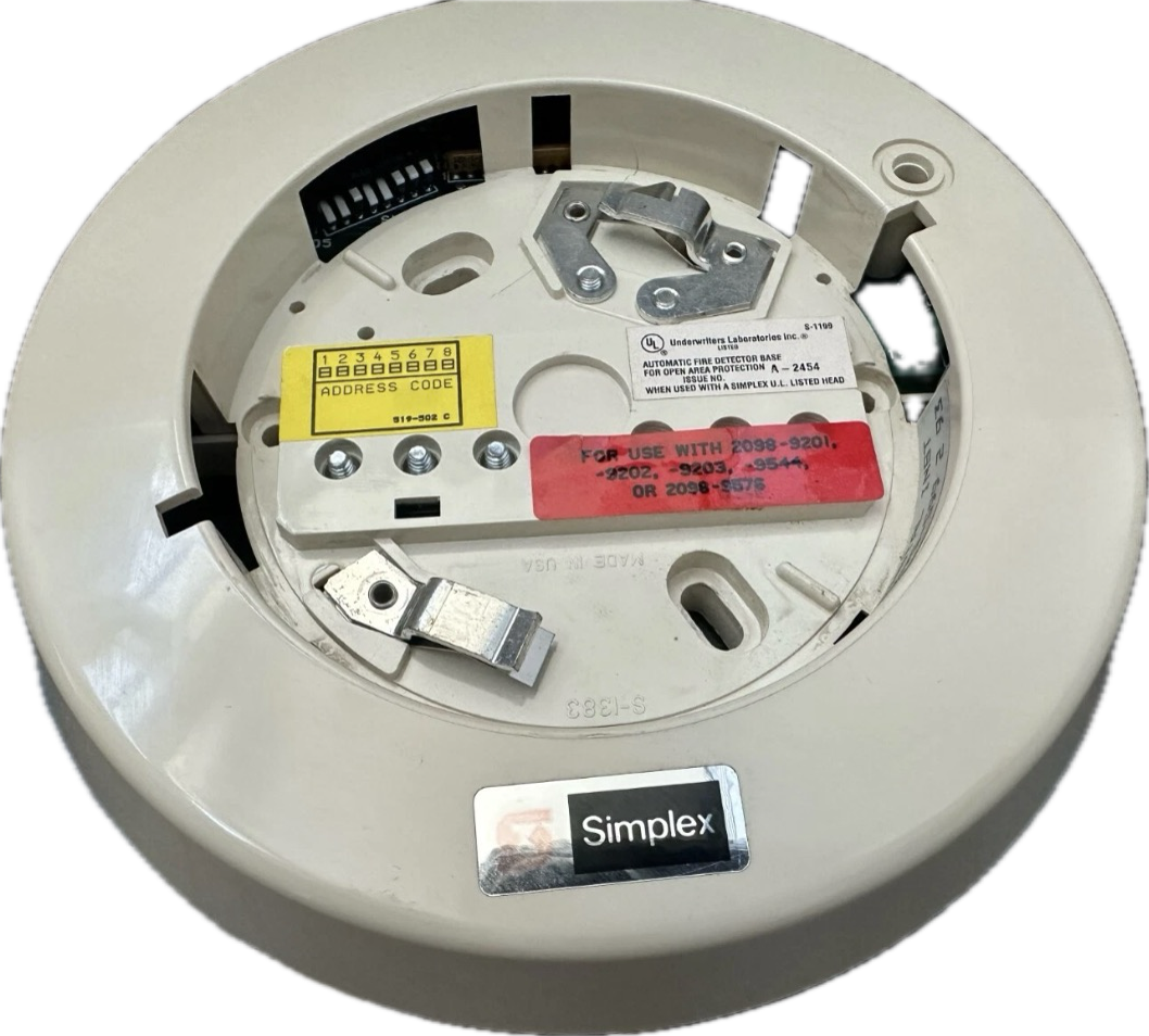Simplex 2098-9652, Simplex (2098-9652) Addressable Base w/alarm LED 0617616