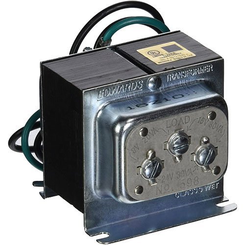 Edwards 598, Edwards (598) Signaling transformer. 120v ac primary, 8v 20va, 16v 30va, or 24v 30va secondaries.