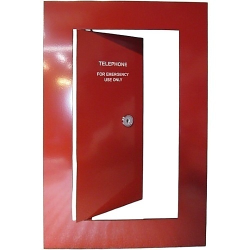 Edwards 6831-1 flush trim, Edwards (6831-1) Flush trim – break glass, red. for 6830-1, 6830-4, 6830-5a-4 or 6830-6a-4 permanent remote telephone