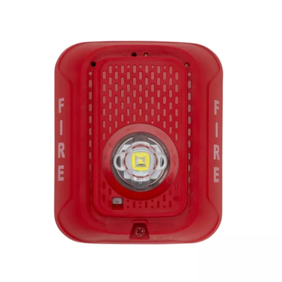System Sensor SRLED-P, SYSTEM SENSOR (SRLED-P) Led Strobe; Wall; Red; Plain; 2-Wire